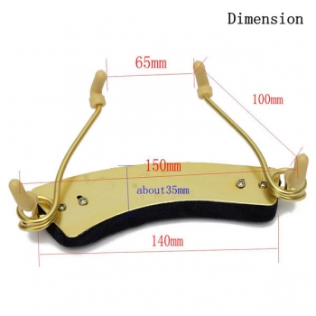 3 Farben Profi weiche Federschulterstütze Auflage für 3/4 &amp; 4/4 Violine 