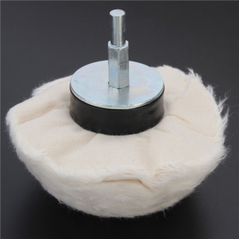 100mm Cotton Dome Polierscheibe Mop Polierscheibe für Drehwerkzeug