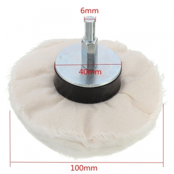 100mm Cotton Dome Polierscheibe Mop Polierscheibe für Drehwerkzeug