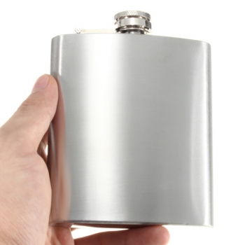 Portable Edelstahl Whiskey Wein Pot Flasche Vodka Flagon Flachmann Geschenk Kasten