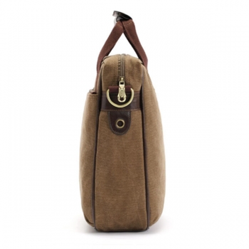 KAUKKO Männer Canvas Messenger Umhängetasche Shoulder Bag Travel Schule Berg Handbag