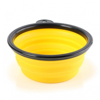 Collapsible Pet Travel Bowl faltbares Hunde Compact Futternapf Katze Silikon Leichtbau Bowl