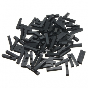 100PCS 1 Pin Header Steckergehäuse für Dupont Drahtbrücke Compact