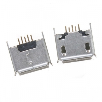 5PCS Micro USB Art A weiblicher DIP 5Pin Einfaßungs lötender Jack Verbindungsstück