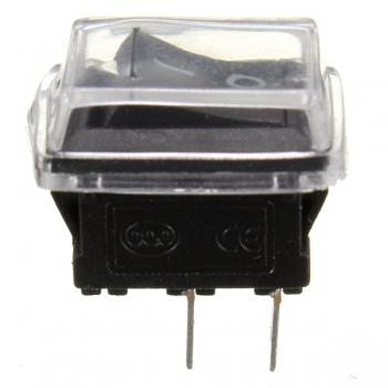 2 Pin On / Off Wasserdichte Rocker Switch Abdeckung für Auto Armaturenbrett Dash Boat