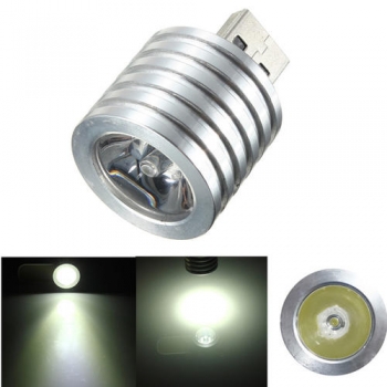 2W tragbare Mini USB LED Scheinwerfer Taschenlampe Nachtlicht