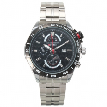 CURREN 8148 Mann Edelstahl Datum Sport analoge Armbanduhr