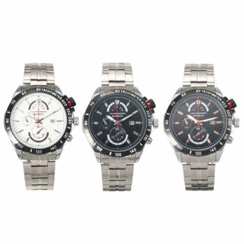 CURREN 8148 Mann Edelstahl Datum Sport analoge Armbanduhr