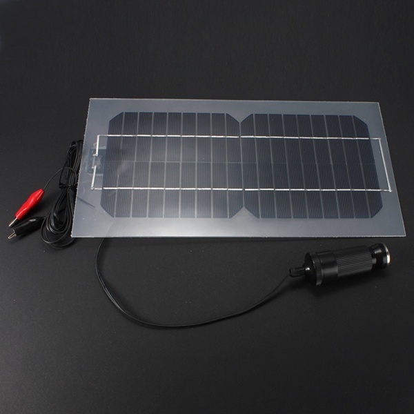 18V 5.5W 31.5 x 16.5 x 0.15 CM halbflexibler Sonnenkollektor mit Kabeln