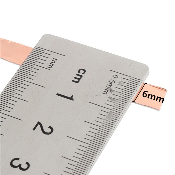 6 mm × 30m Low Impedance Conductive coppper Foil EMI Abschirmung Klebeband 