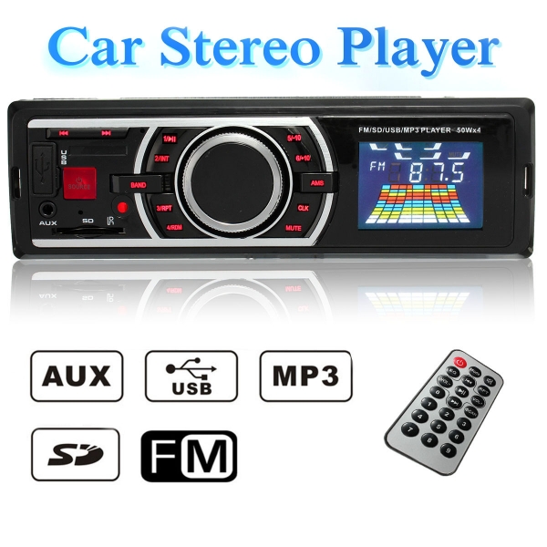 Auto Auto 12V LCD Stereoradio FM SD USB MP3 Player AUX Nicht CD Reader