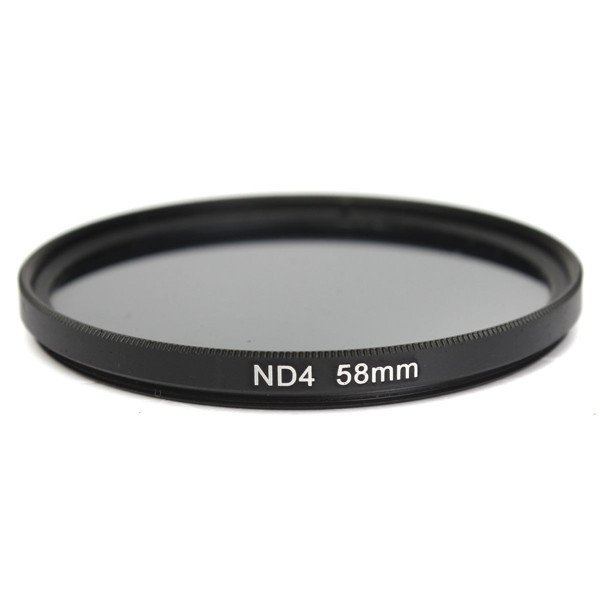 58mm UV CPL ND4 Circular Polfilter Kit Set mit Sonnenblende für Canon Kamera