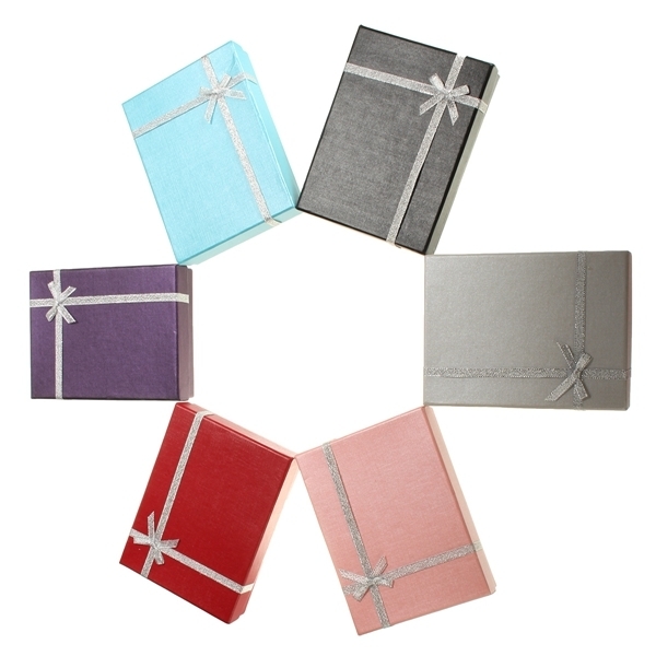 Bowknot Armband Halskette Schmuck Verpackung Geschenk Kasten Kasten