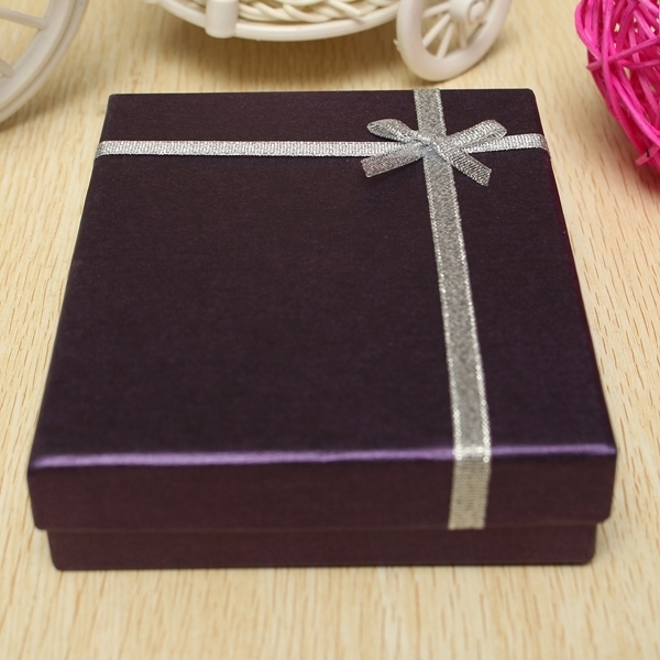 Bowknot Armband Halskette Schmuck Verpackung Geschenk Kasten Kasten