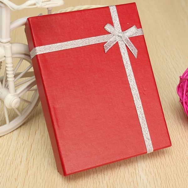 Bowknot Armband Halskette Schmuck Verpackung Geschenk Kasten Kasten