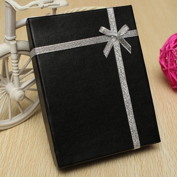 Bowknot Armband Halskette Schmuck Verpackung Geschenk Kasten Kasten