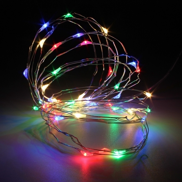 10M 100 LED Kupferdraht Fee Lichterkette Batterie-betriebene Wasserdichte Weihnachten Party Dekor