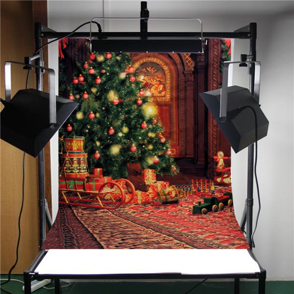 1.5X2.1m Christmas Theme Stereo Wasserdicht Studio Fotografie Hintergrund Hintergrund 