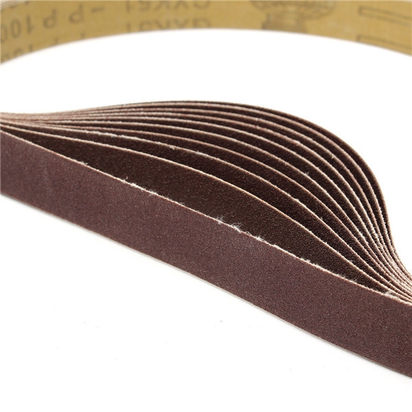 10pcs 770x24mm Zirkonoxid Schleifschleifbänder für Schleif Wood Work