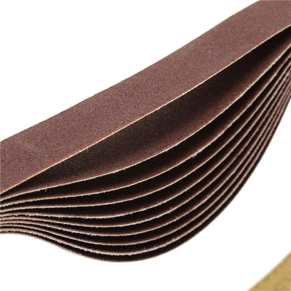 10pcs 770x24mm Zirkonoxid Schleifschleifbänder für Schleif Wood Work