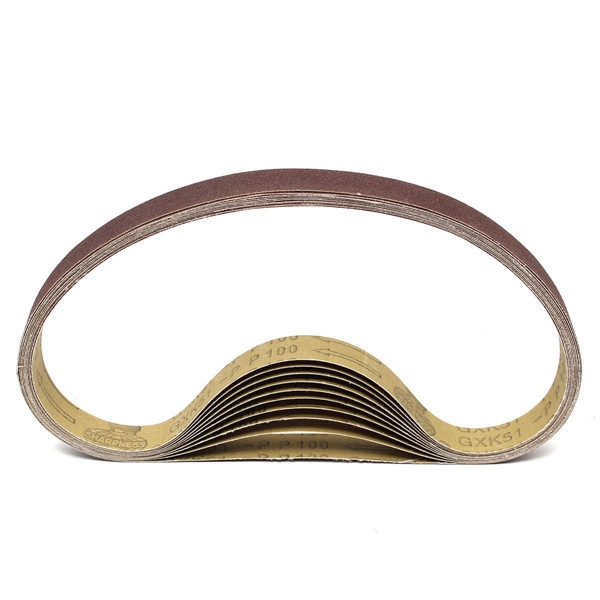 10pcs 770x24mm Zirkonoxid Schleifschleifbänder für Schleif Wood Work