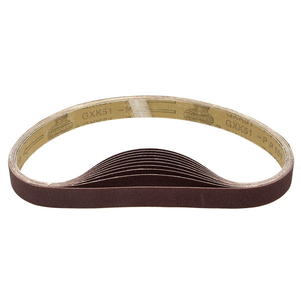 10pcs 770x24mm Zirkonoxid Schleifschleifbänder für Schleif Wood Work