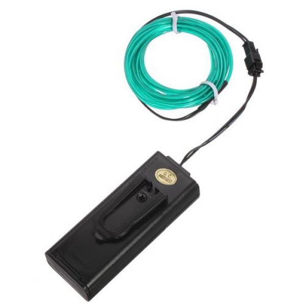 1M 10 farben 3 V Flexible Neon EL Draht Licht Tanz Party Decor Licht Batterie Powered Controller