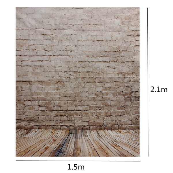 1.5 x 2.1 m Brick Wall Vinyl Studio Fotografie Hintergrund Foto Hintergrund
