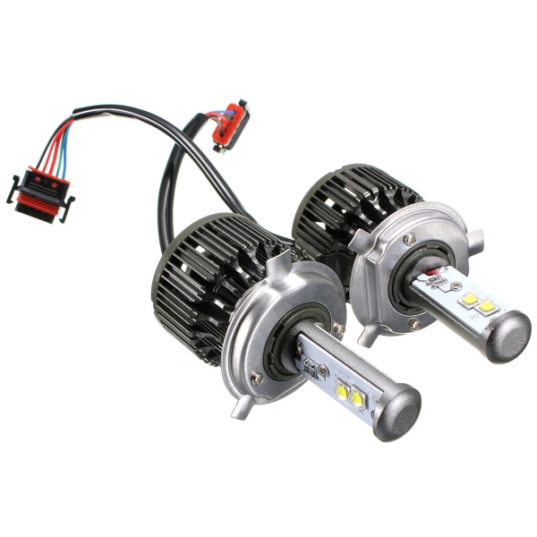 Paar 80W Turbo LED Scheinwerfer Birnen 7800lm H4 Hallo / Lo Super Bright Lights