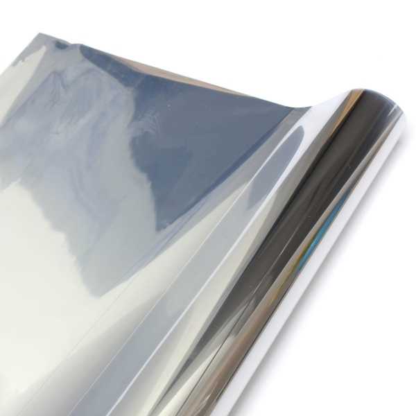 15% 30% 6mx50cm VLT Auto Auto Fenster Glas Tönung Film Tinting Roll Silber Spiegel