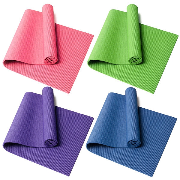6 mm dick Anti-Rutsch Yoga Mat Fitnessgymnastik-Übungs-Pad Durable 4 Farben