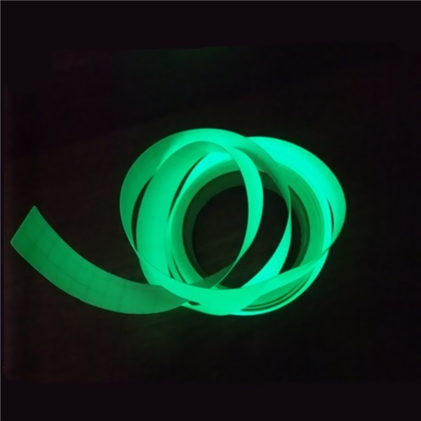 12mmx10m Langnachleuchtende Band Glow bei Dunkelheit Egress Safety Mark Bright Green