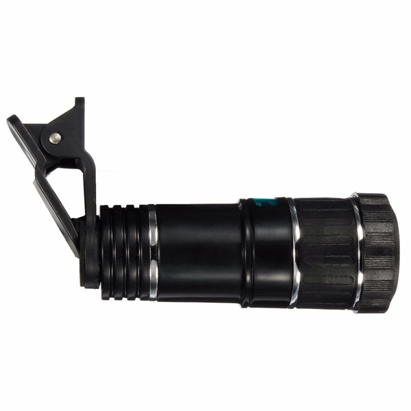 Universal 12X Zoom Optical Clip Tele Teleskop Kamera Objektiv für Tablet Handy