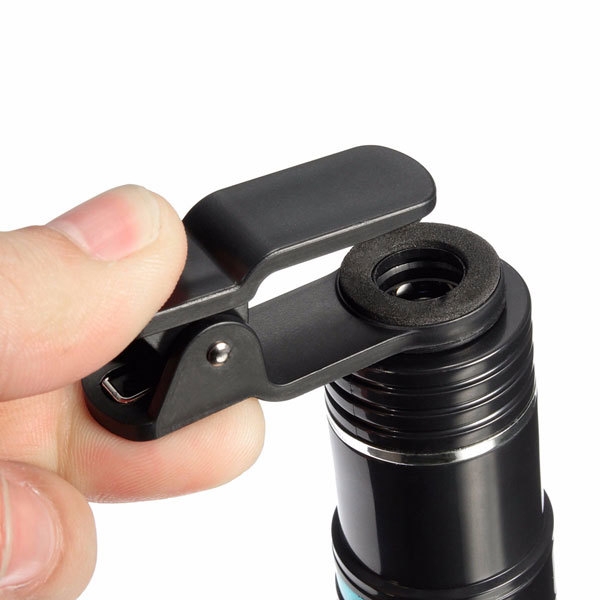 Universal 12X Zoom Optical Clip Tele Teleskop Kamera Objektiv für Tablet Handy