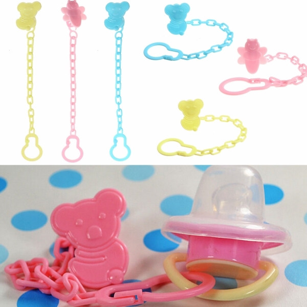 Baby neugeborene Kinder Charakter Pacifier Tier Dummy Pacifier Feed Beruhigungssauger Nippel Spielzeug Kette Clip Buckle Halter