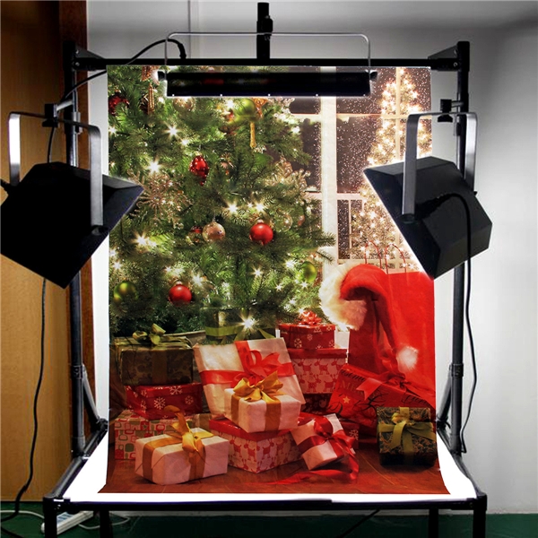 3x5ft 0.9 x 1.5 m Weihnachten Thin Vinyl Fotografie Studio Props Foto Hintergrund