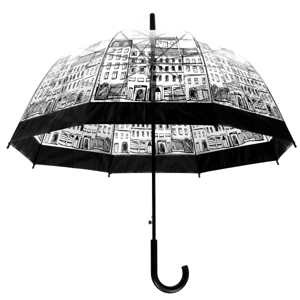 Lady Transparenter Spitze Regenschirm Mädchen Bart Outdoor Haus Kreativer Elegante Regen Gang
