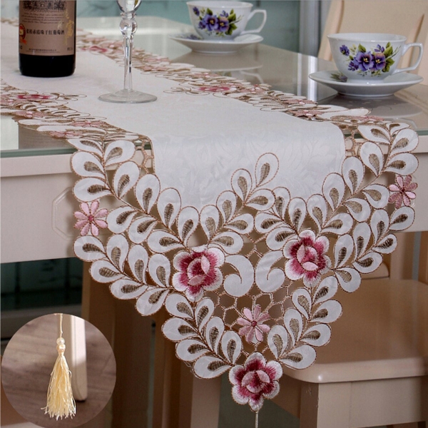 Vier Größe Pastoral Tischläufer Blumentischdecke Hochzeit Startseite Dekorative Mat