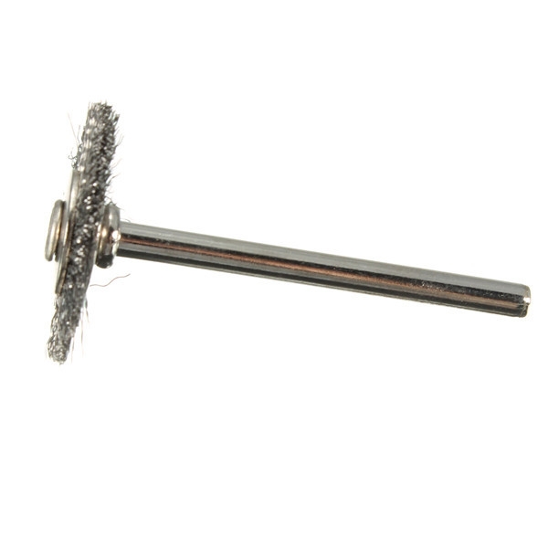 10pcs 22mm Stahldraht Rad Bürste für Dremel Präzisionswerkzeuge