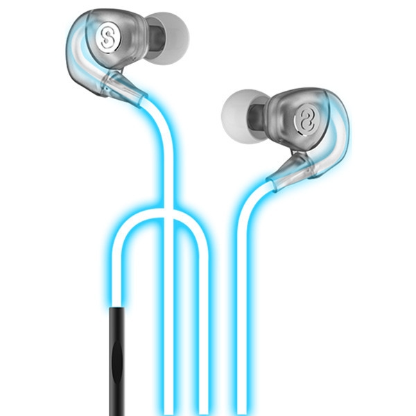 Licht-Laser- glühender Kopfhörer-Kopfhörer mit Mikrofon HIFI Klingt einfach Wiedergabe In -Ear- Sport Lauf
