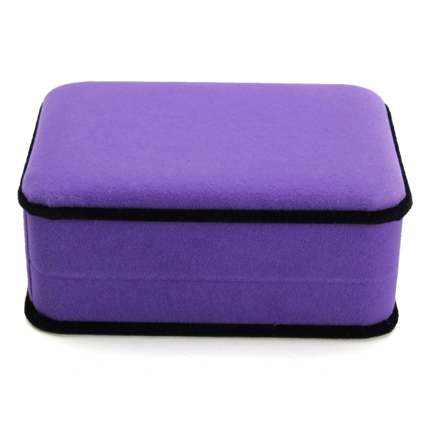 Beflockung Achteckige Halskette Ohrringe Schmuck Verpackung Geschenkbox