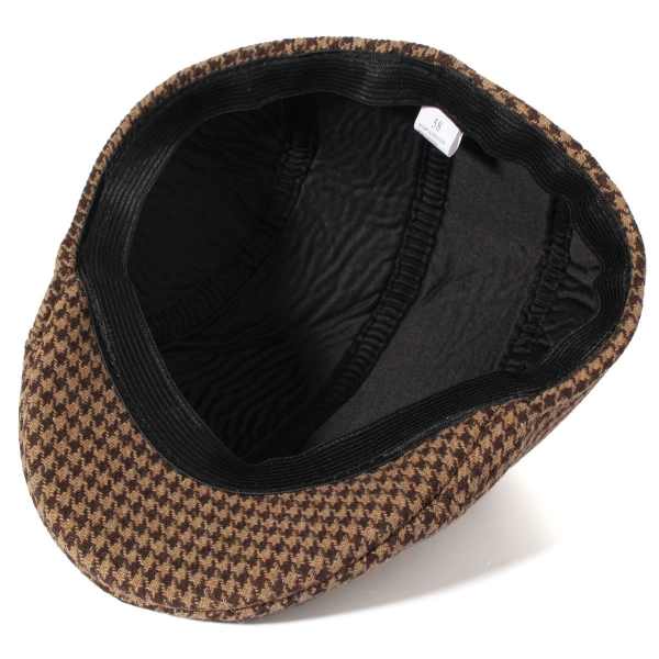 Unisex Männer Frauen Baumwollmischung Schwalben Gitter Baskenmütze Hut  Papier Junge Flache Cowboy Cabbie Kappe