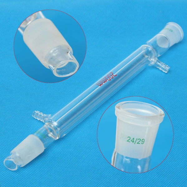 200 mm Glas Liebig Kondensator Lab Chemie Disllation Spalte