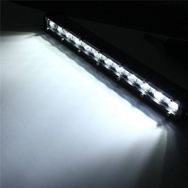 13 Zoll 36W Weiß LED Spot Flood Combo Lampe Aus Straßenarbeit Lichtleiste Fahren