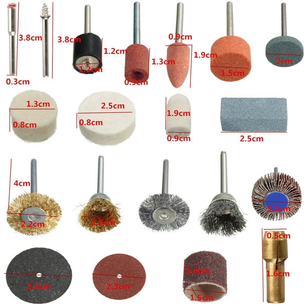 140pcs Drehwerkzeug Zubehör Set Polieren Satz für Dremel