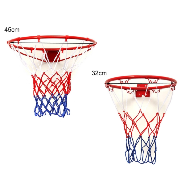 Wand befestigter hängend Basketball Goal Hoop Rim Metallgeflecht