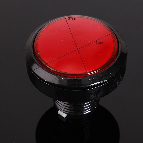 45mm Arcade Videospiel Big Round Push Button LED beleuchtete belichtete Lampe