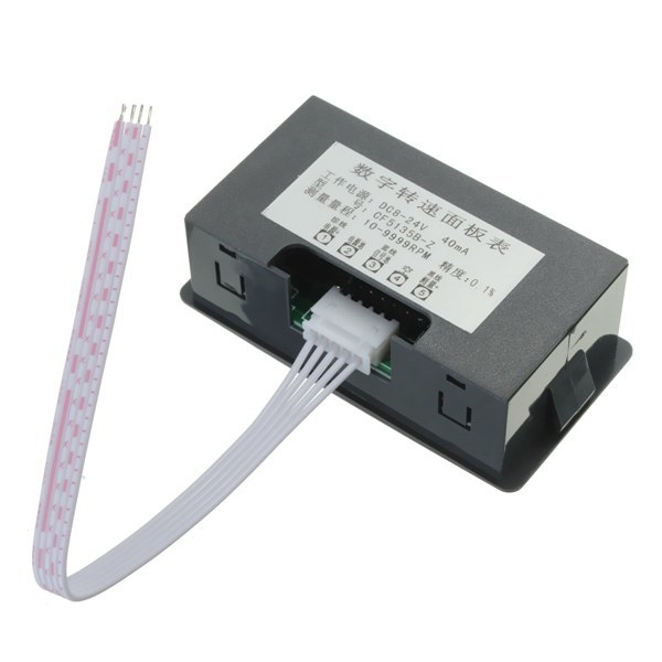 4 Digital LED Tachometer RPM Geschwindigkeitsmesser + Näherungsschalter Sensor NPN