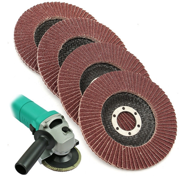 15pcs 115mm 40 60 80 Grit Schleiflamellenscheiben Schleifscheiben