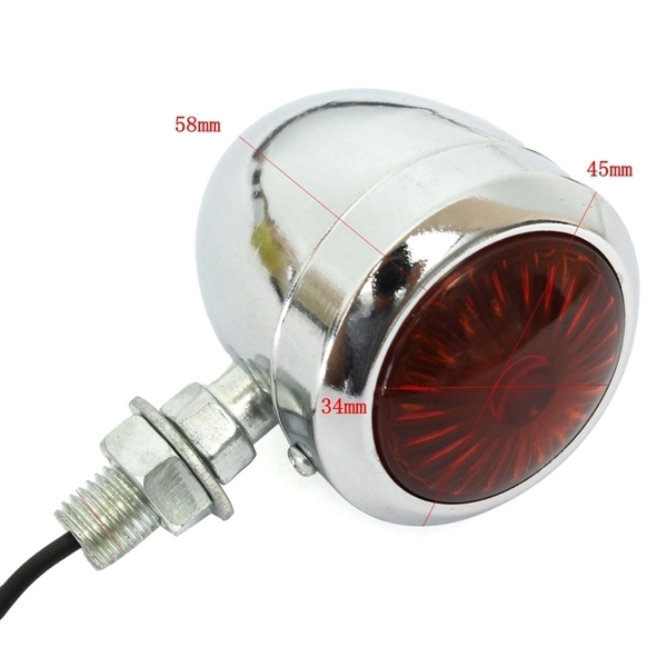 Paar 12V Motorrad Blinker Kontrollleuchte Lampe für Harley
